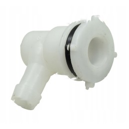 Perpildymo alkūnė fi 25mm, balta, purkštuvas 402