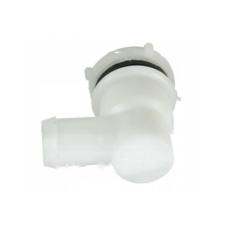 Perpildymo alkūnė fi 32mm, balta, purkštuvas 4027