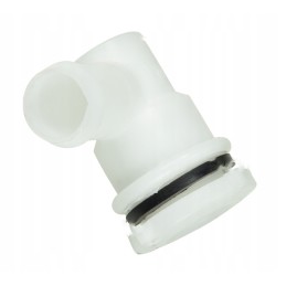 Perpildymo alkūnė fi 32mm, balta, purkštuvas 4027