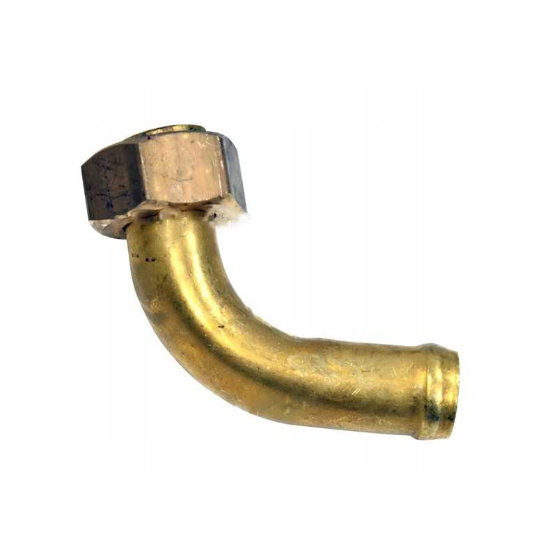 Visa žalvarinė alkūnė, skersmuo 25 mm, purkštuvas 4