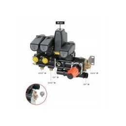 Itališkas sodo skirstytuvas, solenoidinis vožtuvas, 2 sekcijų