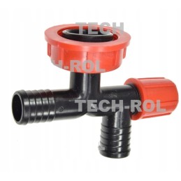 Išleidimo alkūnė fi 25mm, montuojama ant įsiurbimo filtro