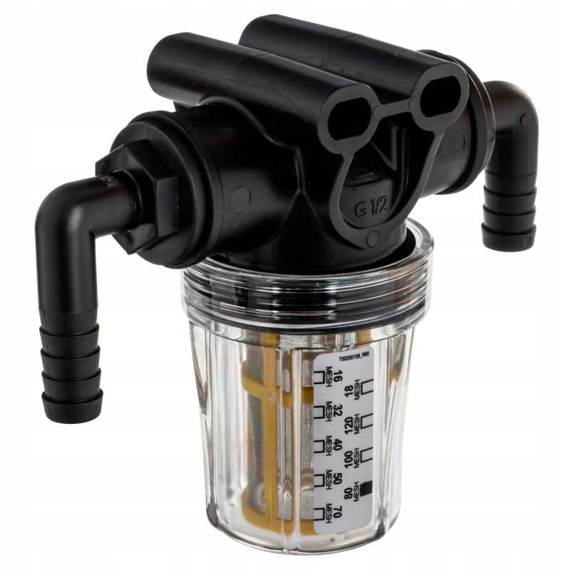 Linijinis purkštuvo filtras 10 barų 80 akių