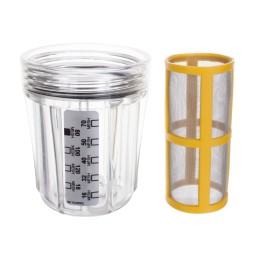 Linijinis purkštuvo filtras 10 barų 80 akių