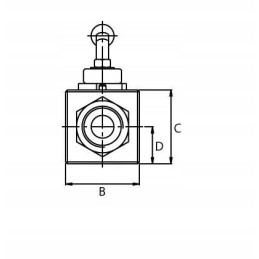 Rutulinis vožtuvas 2 2 g1 2 khr08b