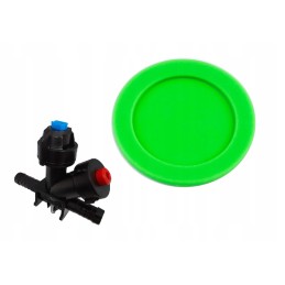 Purkštuvo galvutės korpuso membraninis sandariklis