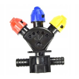 Praleidžiama sūpynės galvutė be sraigtinio purkštuvo