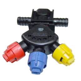 Praleidžiama sūpynės galvutė be sraigtinio purkštuvo