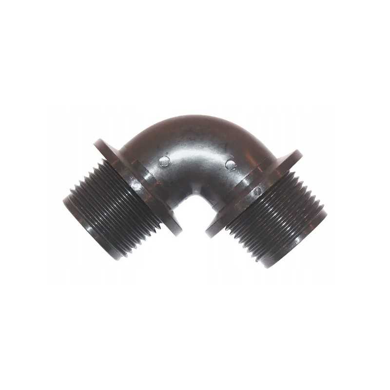 Alkūnė 90 išorinio sriegio išorinis sriegis su žiedais