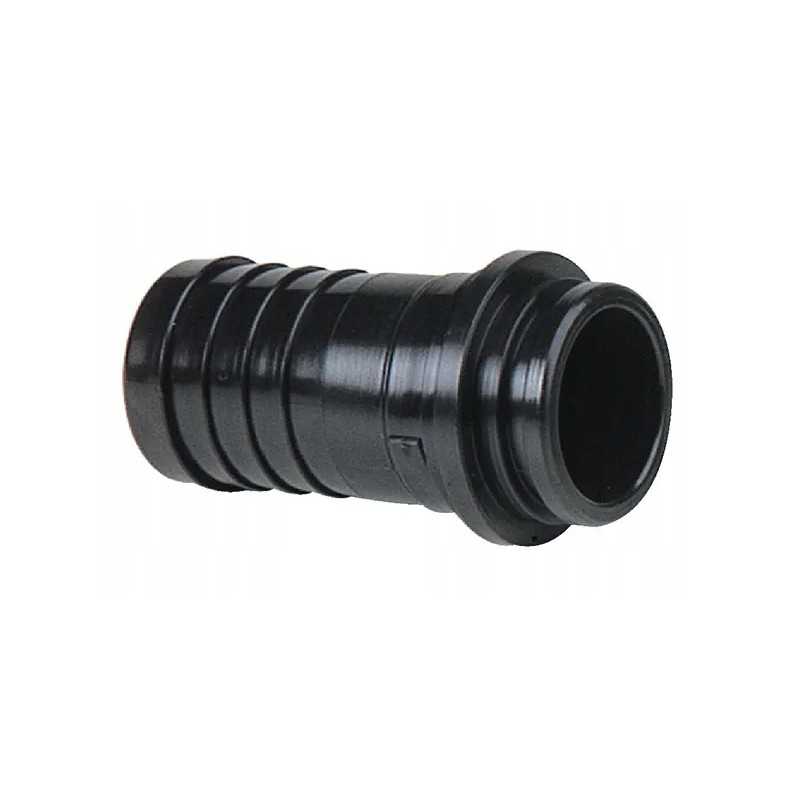 Tiesi žarnos jungtis žiedinei veržlei