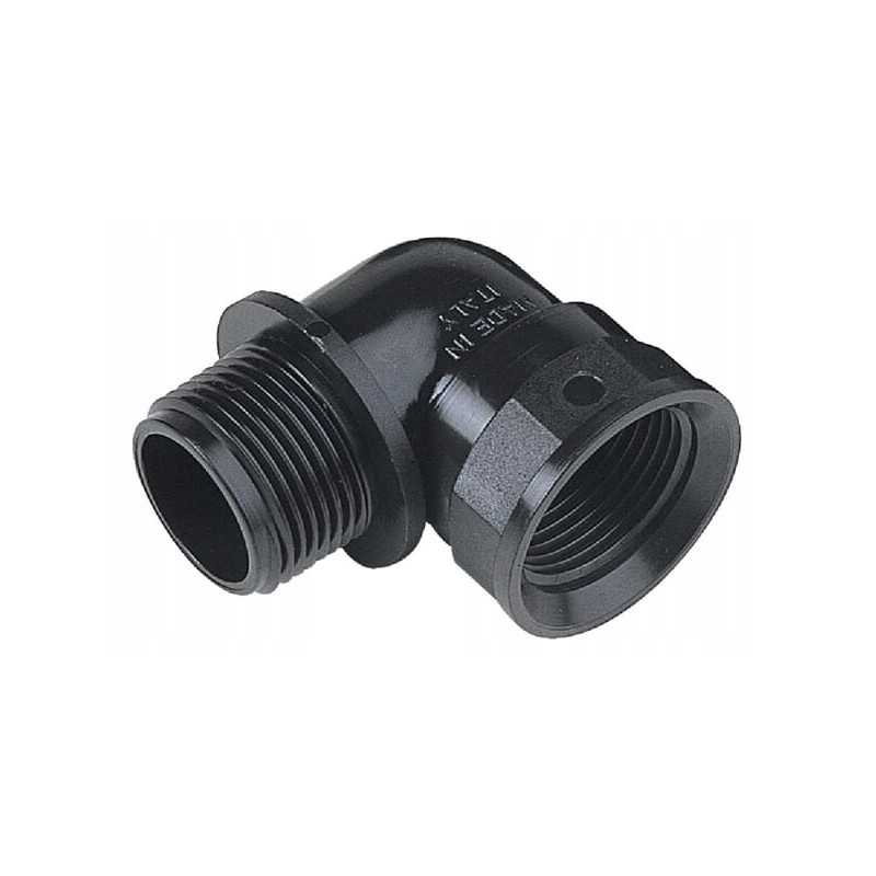 Alkūninis 90 vidinis sriegis vidinis sriegis su žiedais