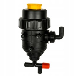 Siurbimo filtras su 25 mm alkūniniu atjungimo vožtuvu