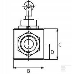 Khr08b rutulinis vožtuvas 2 2 g1 2