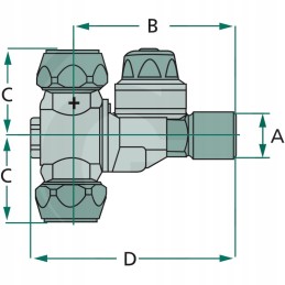 M75 antgalio laikiklis, dvigubas žalvaris su dantukais