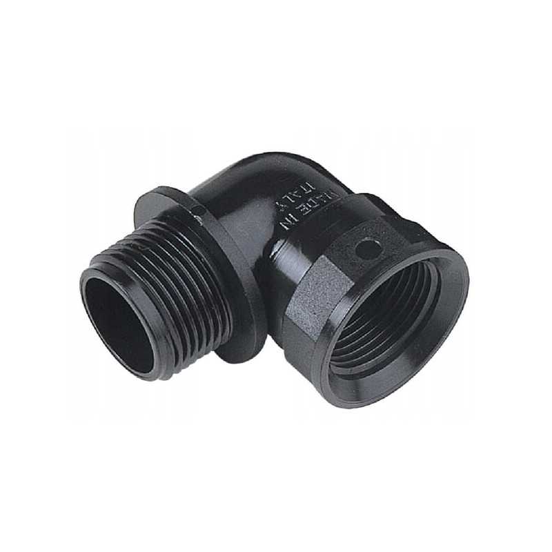 Alkūninis 90 vidinis sriegis vidinis sriegis su žiedais