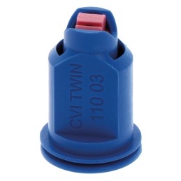 110 laipsnių mėlynos gintaro spalvos dvigubos srovės purkštuvas