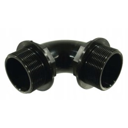 Alkūnė 90 išorinio sriegio išorinis sriegis su žiedais