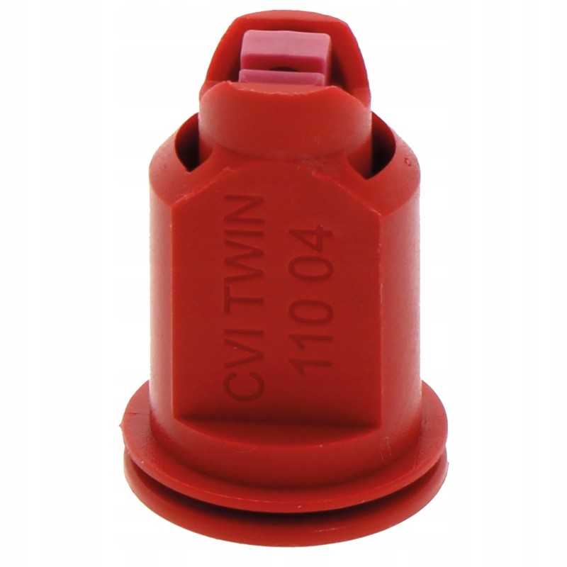 110 laipsnių dvigubas purkštukas, raudonas gintaras