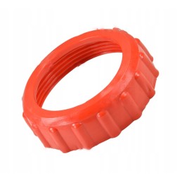 Apatinis siurbimo filtro dangtelis, raudonas purškalas