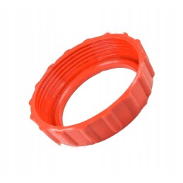 Apatinis siurbimo filtro dangtelis, raudonas purškalas