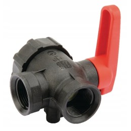 1-3 krypčių rutulinis vožtuvas su skysčio srautu