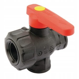 1-3 krypčių rutulinis vožtuvas su skysčio srautu