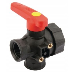 1-3 krypčių rutulinis vožtuvas su skysčio srautu