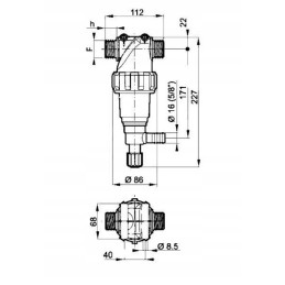 Savaime išsivalantis slėgio filtras 160l 32