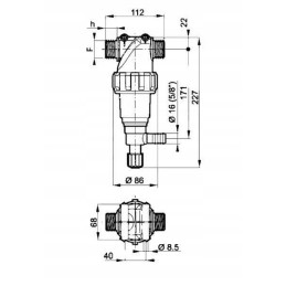 Savaime išsivalantis slėgio filtras 160l 32