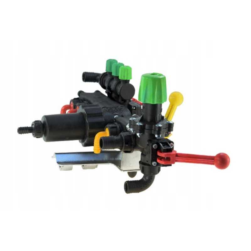 3 sekcijų pastovaus slėgio purkštuvo skirstytuvas