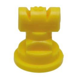 Purkštuvo dvigubas antgalis 110 laipsnių geltonas trikampis