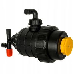 Siurbimo filtras su 25 mm alkūniniu uždarymo vožtuvu