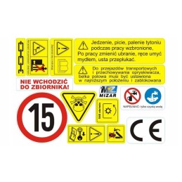 Purškimo lipdukai, 13 vienetų, pilni ir skaidrūs