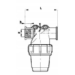 Slėgio filtras 1 2 ig 80 akių