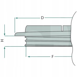 Arag srieginis dangtelis uždarytas 620mm