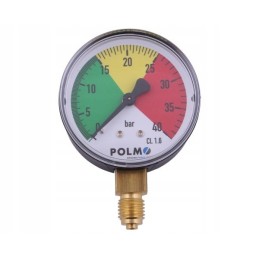 Sauso slėgio matuoklis m63 0 40 barų m12x1 5 polmo