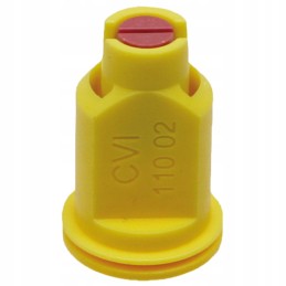 Plokščias purškimo antgalis 80 laipsnių, geltonas burbulas