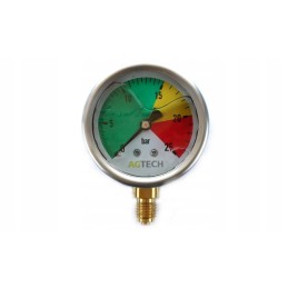 Purkštuvo manometras 0 25bar m12x1 5 su glicerinu