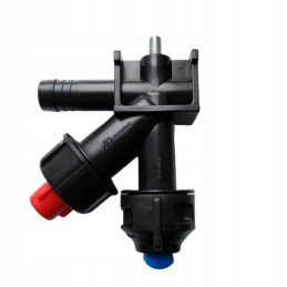 Purkštuvo galinis purkštuvo korpusas tvirtinamas varžtu