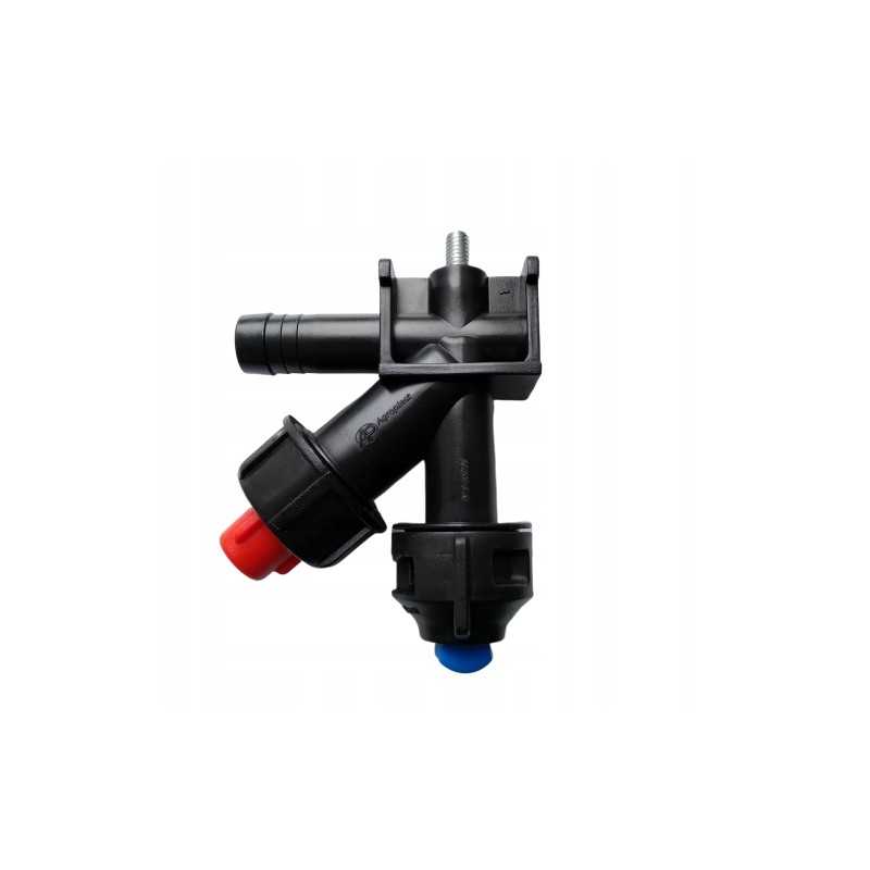 Purkštuvo galinis purkštuvo korpusas tvirtinamas varžtu