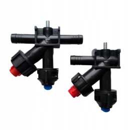 Purkštuvo galinis purkštuvo korpusas tvirtinamas varžtu