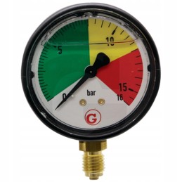 Augalų apsaugos manometras, apatinė jungtis, m12, diapazonas