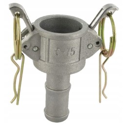 Camlock C tipo lizdas, aliuminis, žarnos jungtis