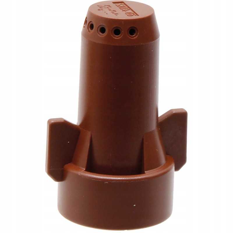 Purškimo antgalis RSM 7 skylėms, rudas Teejet