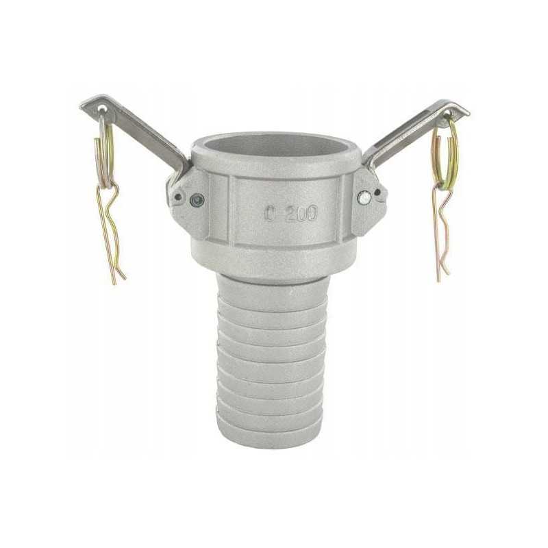 Camlock C tipo lizdas, aliuminis, žarnos jungtis