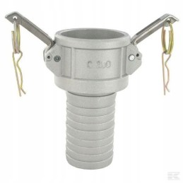 Camlock C tipo lizdas, aliuminis, žarnos jungtis