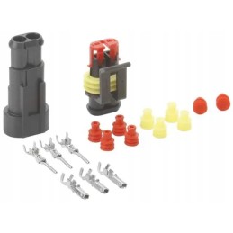 Super sandarinimo kabelio jungtis, komplektas, 2 polių