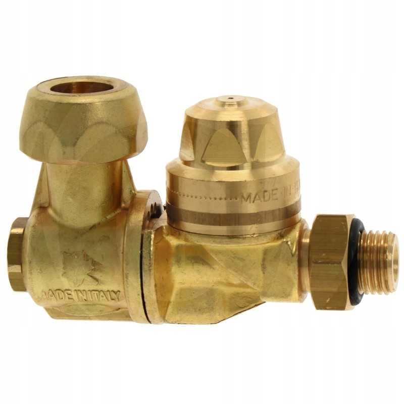 M76 vienas žalvarinis purškimo laikiklis su dantuku