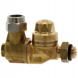 M76 vienas žalvarinis purškimo laikiklis su dantuku