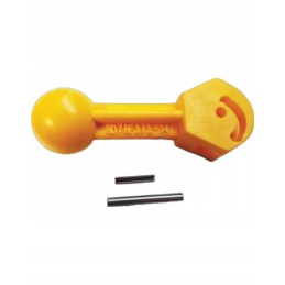 Trumpa fermo skirstytuvo vožtuvo sekcijos svirtis